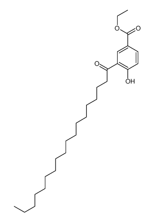 ethyl 4-hydroxy-3-octadecanoylbenzoate Structure