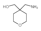 [4-(氨基甲基)-4-四氢吡喃基]甲醇结构式