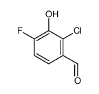 2-氯-4-氟-3-羟基苯甲醛结构式