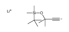 lithium,tert-butyl-dimethyl-(2-methylbut-3-yn-2-yloxy)silane结构式