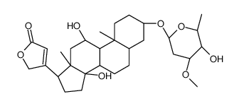 蔓茎毒毛旋花子苷结构式