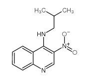 N-异丁基-3-硝基喹啉-4-胺结构式