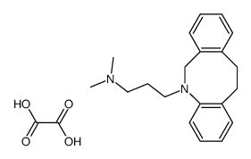 [3-(11,12-Dihydro-6H-dibenzo[b,f]azocin-5-yl)-propyl]-dimethyl-amine; compound with oxalic acid结构式