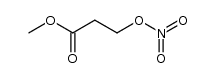 Oβ-nitro-3-hydroxypropionic acid methyl ester Structure
