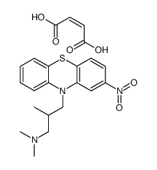 2-Nitro-10-(3-dimethylamino-2-methyl-propyl)-phenothiazin-maleat Structure