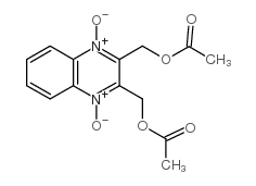 2,3-BIS(ACETOXYMETHYL)QUINOXALINE 1,4-DIOXIDE Structure