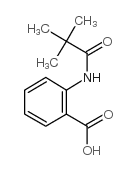 2-[(2,2-二甲基-1-氧代丙基)氨基]苯甲酸结构式