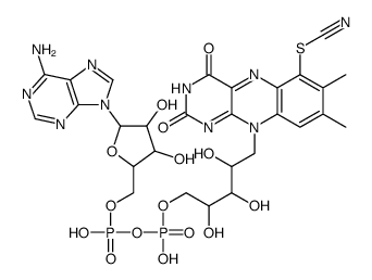 6-thiocyanato-FAD结构式