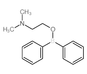 Borinic acid,B,B-diphenyl-, 2-(dimethylamino)ethyl ester Structure