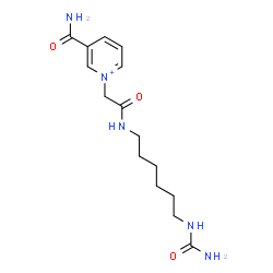 nicotinamide N(1)-(N-(6-aminohexyl)acetamide)agarose structure