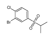 2-bromo-1-chloro-4-(isopropylsulfonyl)benzene Structure