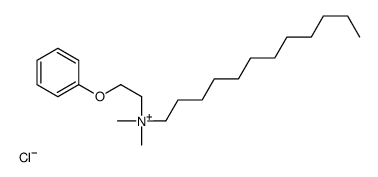 dodecyl-dimethyl-(2-phenoxyethyl)azanium,chloride Structure