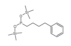 bis(trimethylsilyl) (4-phenylbutyl)phosphonite结构式