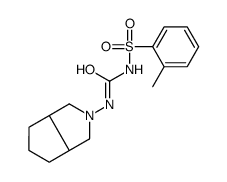 N-[[(六氢环戊二烯并[c]吡咯-2(1H)-基)氨基]羰基]-2-甲基苯磺酰胺结构式