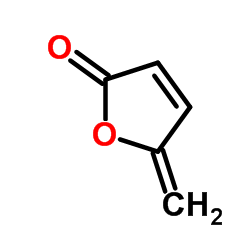 5-亚甲基-2(5H)-呋喃酮结构式