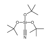 tris[(2-methylpropan-2-yl)oxy]silylformonitrile结构式