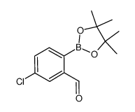 4-Chloro-2-forMylphenylboronic acid, pinacol ester Structure