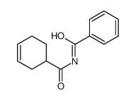 N-(cyclohex-3-ene-1-carbonyl)benzamide结构式