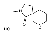 2-甲基-2,7-二氮杂螺[4.5]-1-癸酮盐酸盐结构式