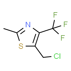 5-(chloromethyl)-2-methyl-4-(trifluoromethyl)thiazole结构式