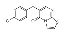 6-[(4-chlorophenyl)methyl]-[1,3]thiazolo[3,2-a]pyrimidin-5-one Structure