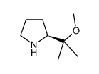 (2S)-(2-METHOXYPROPAN-2-YL)PYRROLIDINE Structure