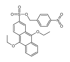 (4-nitrophenyl)methyl 9,10-diethoxyanthracene-2-sulfonate Structure