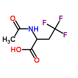 2-乙酰胺基-4,4,4-三氟乙酸结构式