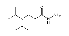 3-(diisopropylamino)propanehydrazide结构式