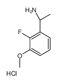 (S)-1-(2-Fluoro-3-Methoxyphenyl)ethanamine hydrochloride structure