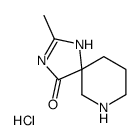 2-METHYL-1,3,7-TRIAZASPIRO[4.5]DEC-1-EN-4-ONE HYDROCHLORIDE structure