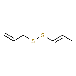 allyl 1-propenyl disulfide Structure
