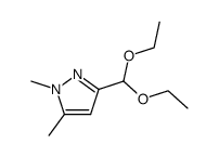 dimethyl-1,5 diethoxymethyl-3 pyrazole结构式