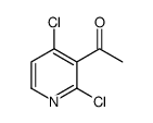 2,4-二氯-3-乙酰基吡啶结构式