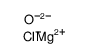 dimagnesium,oxygen(2-),dichloride Structure