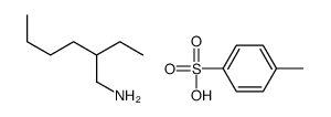 2-ethylhexan-1-amine,4-methylbenzenesulfonic acid Structure