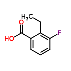 2-Ethyl-3-fluorobenzoic acid Structure