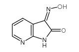 1H-吡咯并[2,3-B]吡啶-2,3-二酮-3-肟结构式