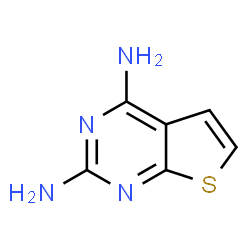 Thieno[2,3-d]pyrimidine-2,4-diamine Structure