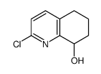 2-Chloro-5,6,7,8-tetrahydro-8-quinolinol Structure