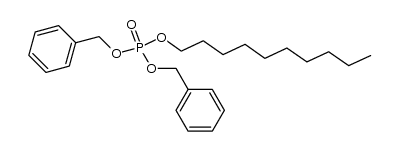 dibenzyl decyl phosphate Structure