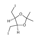 cis-4,5-di(iodomethyl)-2,2-dimethyl-1,3-dioxolane Structure