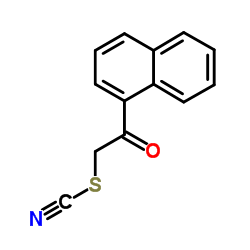 2-(1-Naphthyl)-2-oxoethyl thiocyanate Structure