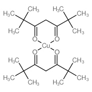 双(2,2,6,6-四甲基-3,5-庚二酮)化铜结构式