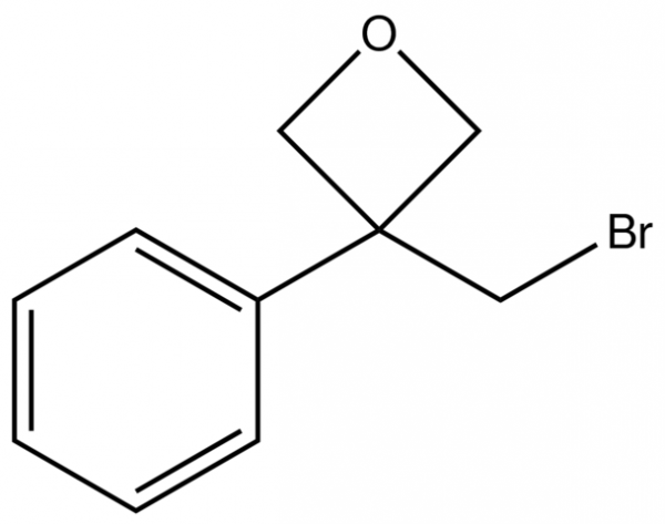 3-(溴甲基)-3-苯氧杂环丁烷结构式