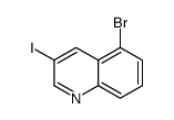 5-bromo-3-iodoquinoline structure