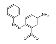 3-nitro-4-phenyldiazenylaniline结构式