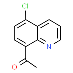 1-(5-氯喹啉-8-基)乙酮结构式
