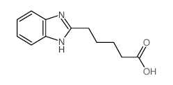 5-(1H-苯并[d]咪唑-2-基)戊酸结构式