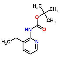 N-(3-乙基-2-吡啶基)氨基甲酸叔丁酯图片